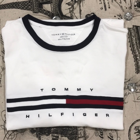 Tommy Hilfiger Men's Short Sleeve Logo T-Shirt - Picture 4 of 4